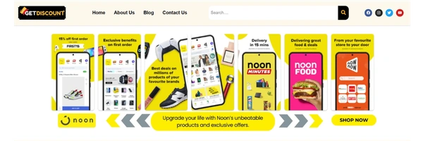 Getdiscount.ae Noon Coupon Website